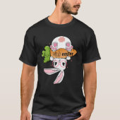 Hello Easter Reverse Bunny Retro Groovy Easter Day T-shirt (Voorkant)