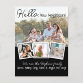 Hello Editable We're New to the Neighborhood phot Briefkaart (Voorkant)