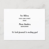 Hello Editable We're New to the Neighborhood phot Briefkaart (Achterkant)