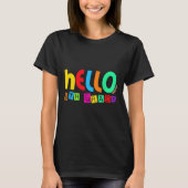 Hello Eighth 8th Grade Back To School For Student  T-shirt (Voorkant)