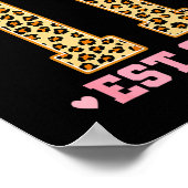 Hello Eleven Est 2014 11th Birthday Coquette Bow L Poster (Hoek)