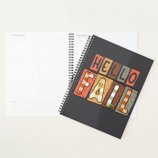 Hello Fall Agenda Design (Display)