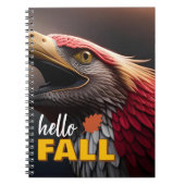 Hello Fall Fantasy Bird Notebook Notitieboek (Voorkant)