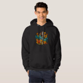 Hello Fall Goat Animal Farm Autumn Fall Thanksgivi Hoodie (Voorkant volledig)