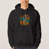 Hello Fall Goat Animal Farm Autumn Fall Thanksgivi Hoodie (Voorkant)