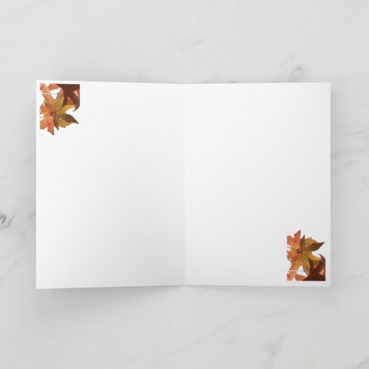 "Hello Fall!" Greeting Card Kaart (Binnen)