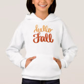 Hello Fall - Kids Sweater / Autumn Girl Sweater  (Voorkant)