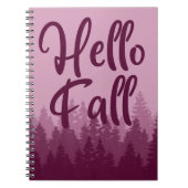 Hello Fall Season Notitieboek (Voorkant)