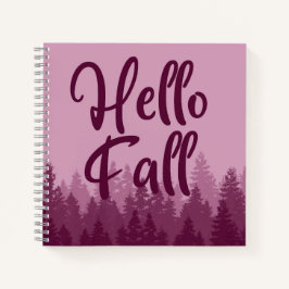 Hello Fall Season Notitieboek