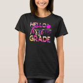Hello First Grade  Back To School 1st Grade T-shirt (Voorkant)