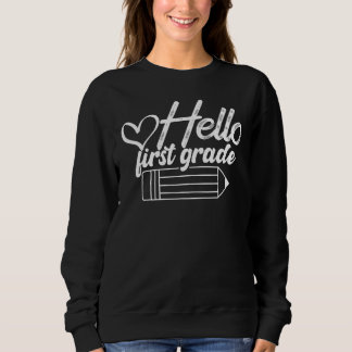 Hello First Grade T-Shirt Funny 1st Grade Back To 