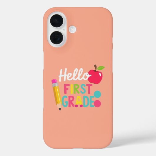 Hello First Grade Team 1st Grade Back to School  Case-Mate iPhone Case (Achterkant)