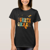 HELLO FOURTH GRADE TEACHER  KIDS BACK TO SCHOOL RE T-SHIRT (Voorkant)