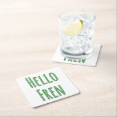 Hello Fren Kartonnen Onderzetters (Insitu)