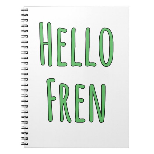 Hello Fren Notitieboek (Voorkant)