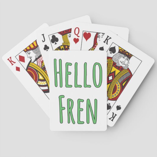 Hello Fren Pokerkaarten (Achterkant)