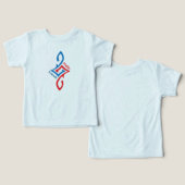 Hello Friends Simple Happy Greeting Design (Ontwerp Voorkant & Achterkant)