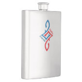 Hello Friends Simple Happy Greeting Design Flacon (Rechts)