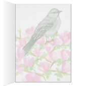 Hello From Mississippi Mockingbird Watercolor (Binnen (Rechts))