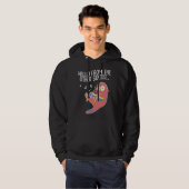 Hello From The Other Side Parrots Bird Scarlet Mac Hoodie (Voorkant volledig)
