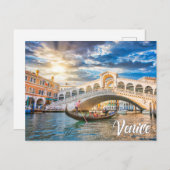 Hello From Venice, Italy Briefkaart (Voorkant / Achterkant)