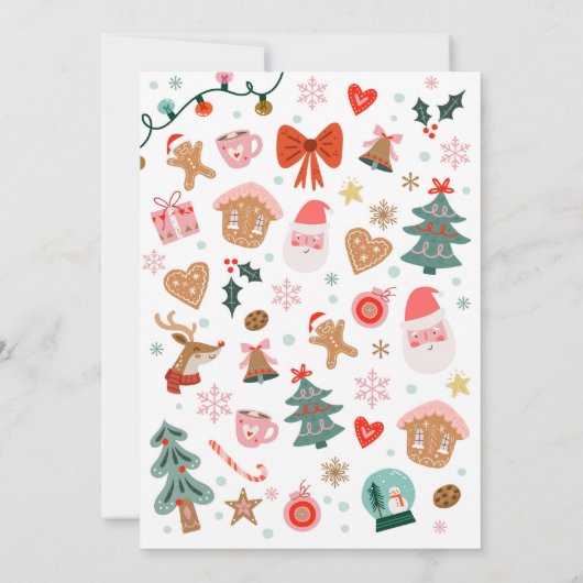 Hello From Your Elf Letter I'm Back Christmas Elf Kaart (Achterkant)