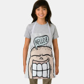 Hello funny cartoon smiling cute kids schort (Insitu)