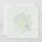 Hello-geboorte heet u van harte welkom notitiekaartje (Achterkant)