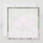 Hello-geboorte Welkom bij het verwelkomen van roze Notitiekaartje (Achterkant)