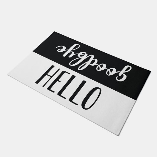 Hello Goodbye Deurmat (Schuin)