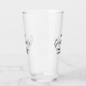 Hello graduate class of 20XX name congrats stylish Glas (Rechts)