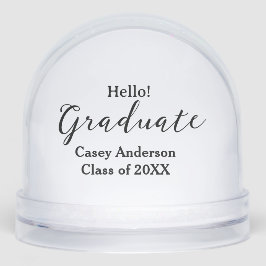 Hello graduate class of 20XX name congrats stylish Sneeuwbol
