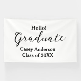 Hello graduate class of 20XX name congrats stylish Spandoek