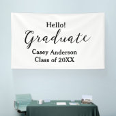 Hello graduate class of 20XX name congrats stylish Spandoek (Beurs)