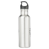 Hello graduate class of 20XX name congrats stylish Waterfles (Achterkant)