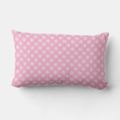 Hello Hearts Light Pink Polka Dot Kussen (Achterkant)