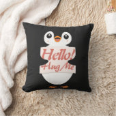Hello! Hug Me - penguin costume personalization Kussen (Deken)