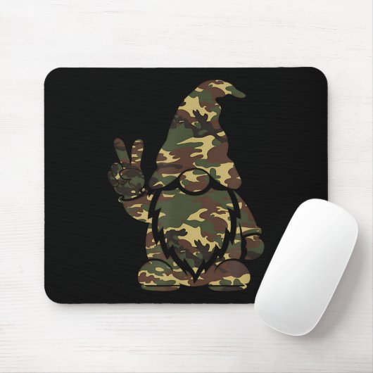 Hello Hunting Season Christmas Camouflage Camo Gno Muismat (Met muis)