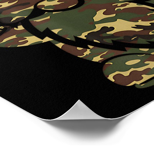 Hello Hunting Season Christmas Camouflage Camo Gno Poster (Hoek)