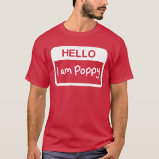 Hello i am poppy friends t-shirt