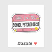 Hello, I am the school psychologist Sticker (Vel)