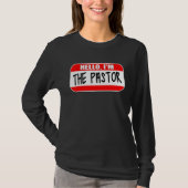 Hello I'm the Pastor Appreciation Sermonator Sunda T-shirt (Voorkant)