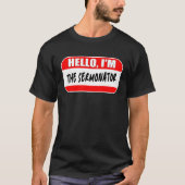 Hello I'm the Sermonator Pastor Appreciation Sunda T-shirt (Voorkant)