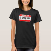 Hello I'm the Worship Leader Pastor Appreciation C T-shirt (Voorkant)
