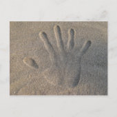 Hello in the Sand Briefkaart (Voorkant)