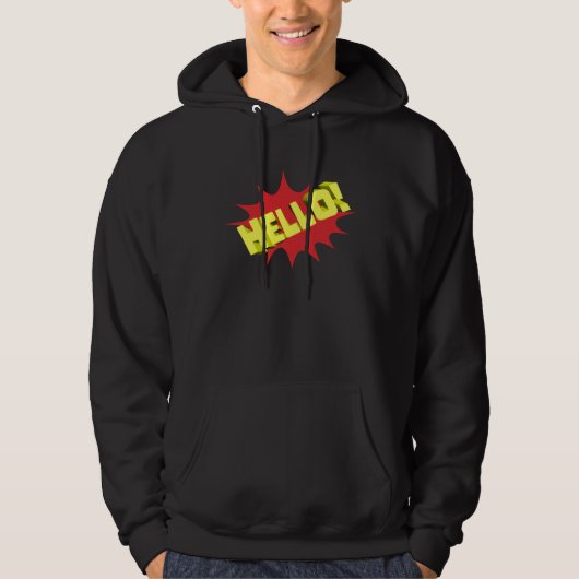 Hello is it me your looking for hoodie (Voorkant)