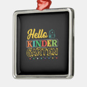 Hello Kinder Garten Metalen Ornament (Links)