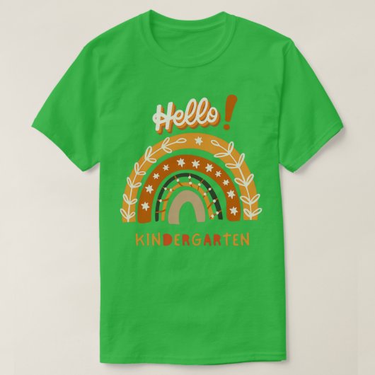 Hello Kindergarten Back To School 2 T-shirt (Design voorkant)