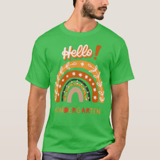 Hello Kindergarten Back To School 2 T-shirt