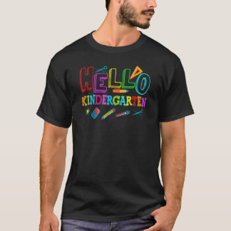 Hello Kindergarten Back To School Teacher T-shirt
